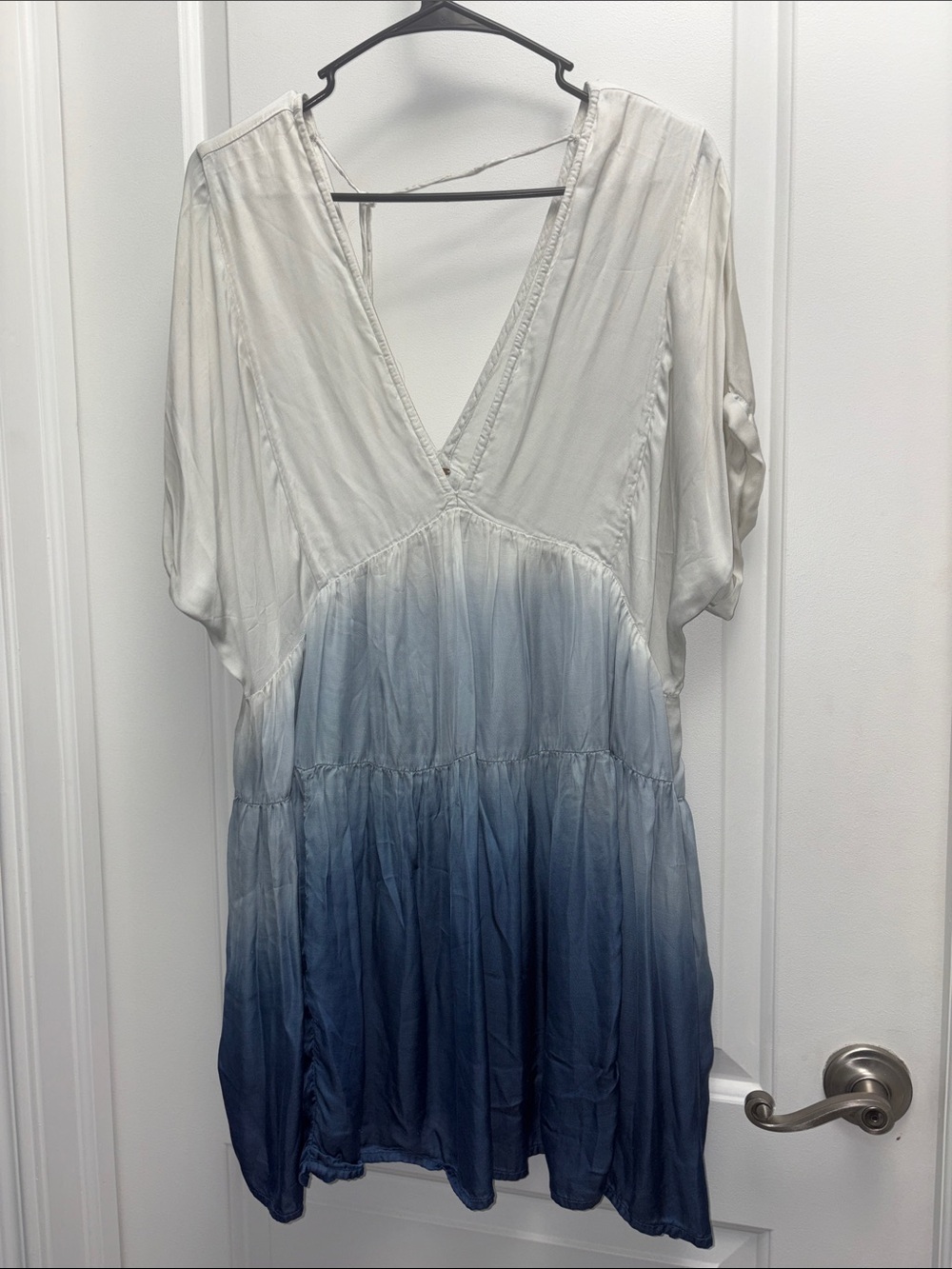 Free People Sun Up Mini Dress Ombre Silky Size Medium - Picture 3 of 8